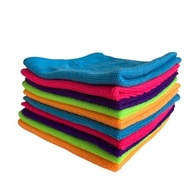 Kit 10 Panos de Microfibra 28x28cm - Flanela Multicolorida Anti-Risco para Limpeza Leve e Multiuso - imagem 5