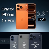JETech Capa iPhone 17 Pro 6.3" Transparente Anti-Amarelecimento e Anti-Riscos (Laranja) - imagem 3