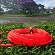 Kit Mangueira de Jardim Siliconada 30m com Suporte e Esguicho - Sistema Anti-Torção - imagem 3