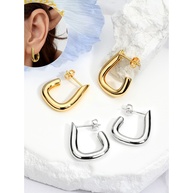 Brinco Anzol Folheado Ouro 18k: Elegância Antialérgica - imagem 2