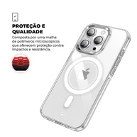 Capa iPhone 15 Pro: Transparente, MagSafe e Antiamarelamento - imagem 2