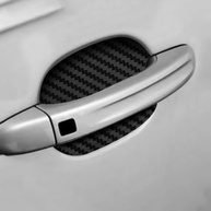 Proteja Seu Carro: Adesivo Antiarranhão Fibra de Carbono para Maçanetas (4 Peças) - imagem 4