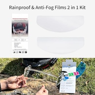 Película Antiembaçante e Antichuva Universal para Viseira de Capacete - Kit 2 Peças Grande - imagem 3