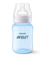 Mamadeira Clássica 260 ml Philips Avent Azul - Anticólica e Ergonômica - imagem 1