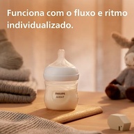 Bicos Pétala 3.0 Philips Avent com Válvula Anticólicas - Fluxo Extra Lento (Fluxo 1), Pacote com 2 Unidades - imagem 3
