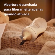 Bicos Pétala 3.0 Philips Avent com Válvula Anticólicas - Fluxo Extra Lento (Fluxo 1), Pacote com 2 Unidades - imagem 5