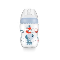 Mamadeira First Moments Marshmallow Azul 270ml - Bico Anticólico Fisher Price - imagem 2
