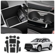 Kit Completo Forro Console Central e Porta-Copos Antiderrapante Toyota Corolla Cross 2022-2024 - imagem 2