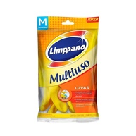 Luvas Multiuso Limppano Tamanho M - Látex com Textura Antiderrapante 3D - imagem 3