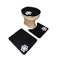 Kit Banheiro Flower Premium: Conforto Antiderrapante - imagem 1