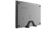 Suporte Vertical para Notebook Fechado - Mesa Preto com Base Antiderrapante - imagem 2