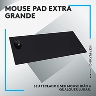 Mouse Pad Extra Grande de Tecido com Base Antiderrapante Logitech G840 Otimizado para Jogos e com Superfície de Atrito Moderado - imagem 1