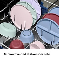 OXO Tot Pratos Empilháveis 3 Peças - Seguros, Leves e Antiderrapantes para Bebês - imagem 5