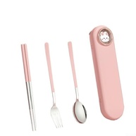 Conjunto de Talheres Aço Inox 304 com Pauzinhos Antiderrapantes | Portátil para Viagem e Acampamento - imagem 2