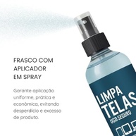 Kit 2 Limpa Telas Quimivida - Fórmula Suave Antiestática para Celulares, Monitores e TVs - imagem 3