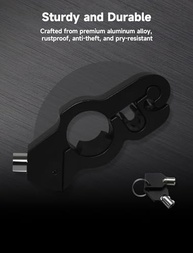 Trava Antifurto Universal para Motores e Bicicletas: Segurança Reforçada e Portátil - imagem 4
