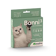 Antipulgas Gatos Banni 3 – Combate a Vermes, Pulgas e Sarnas - imagem 1