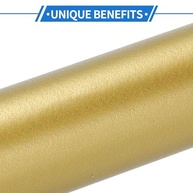 Película Protetora para Carro 40cm x 150cm - PVC Fosco Dourado | Capa Universal Antirrisco - imagem 4