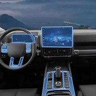 Película Protetora TPU Transparente para Console Central HAVAL H9 2024-2025 - Antirrisco e Anticolisão - imagem 1