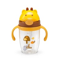 Copo Infantil com Canudo 300ml Girafa - Seguro, Ergonômico e Antivazamento - imagem 2
