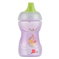 Copo MAM Fun To Drink NIGHT 270ml Rosa - Com Alças Brilhantes e Válvula Antivazamento - imagem 5