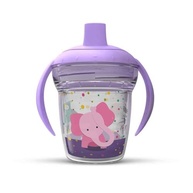 Copo Infantil de Transição Elefante Rosa 170ml com Paredes Duplas - Antivazamento e Seguro - imagem 3
