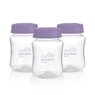 Kit 3 Potes para Armazenar Leite Materno 180ml - Seguro, Antivazamento e Livre de BPA - imagem 1