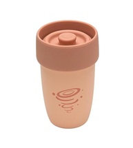 Copo de Treinamento em Silicone 360º 240ml Twibex Rosa - Seguro, Antivazamento e Livre de BPA - imagem 2