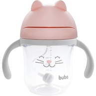 Copo com Alça Removível Buba Rosa - Silicone Seguro, Antivazamento e Livre de BPA - imagem 4