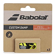 Antivibrador Babolat Custom Damp – 2 Unidades Preto e Amarelo - imagem 1