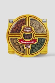 SANTO ANTONIO ALIMENTOS MIX DE AMENDOIM BANDEJA 270G - imagem 1