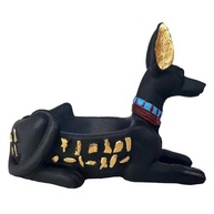 Cinzeiro Egípcio Anubis Black Pequeno em Resina - Decoração e Estilo para Ambientes Exclusivos - imagem 3
