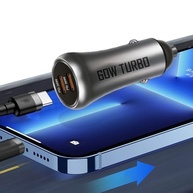 Carregador Veicular Turbo 60W Casepro: Carga Rápida para iPhone 11 ao 14 Pro Max e iPad - imagem 5