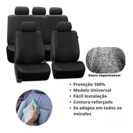 Capa Banco Carro Couro Courvin Cinza VW Gol G1 ao G7 - Proteção e Estilo - imagem 3