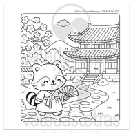 Livro de Colorir Cuties Volta ao Mundo Edição Luxo: Aventura Global com Capa Dura - imagem 5