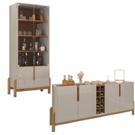 Aparador Buffet 190 com Cristaleira Lizz: Design Elegante e Funcional - imagem 1