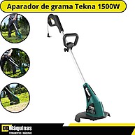 Aparador de Grama Elétrico Tekna: Corte Perfeito! - imagem 1