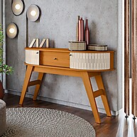 Aparador Estoril Cinamomo/Off White: Elegância Moderna para sua Sala - imagem 1