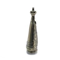 Adorno Nossa Senhora Aparecida em Metal Dourado 9cm - Decoração Sagrada com Detalhes Finais - imagem 4