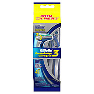 Aparelho de Barbear Prestobarba Ultragrip 3: 2 Lâminas + Fita Lubrificante - imagem 1