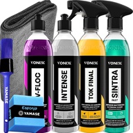 Kit Completo Estética Automotiva Vonixx: Shampoo, APC, Revitalizador e Cera + Acessórios - imagem 1