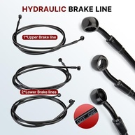 Kit Cabos Guidão Ape Hanger 30,5cm Harley Road King/Glide 2014-2015 ABS - Extensão Completa - imagem 4