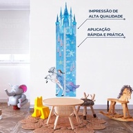 Adesivo Infantil Régua de Crescimento Princesa Lavável - Seguro e Fácil Aplicação para Quarto de Bebê - imagem 5