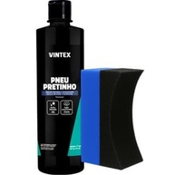 Kit Pneu Pretinho Vintex 500ml + Aplicador Karbox: Brilho e Proteção Duradoura - imagem 1