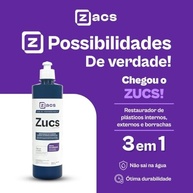 Zucs Restaurador Plástico Interno e Externo: Renove seu Carro com Brilho Duradouro + Aplicador - imagem 3