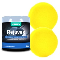 Kit Rejuvex 400g Vintex: Renove Plásticos Externos com Brilho e Proteção + 2 Aplicadores Detailer - imagem 2