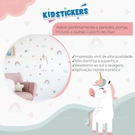 Adesivo Decorativo Unicórnio Lavável para Quarto Infantil - Seguro, Criativo e Fácil de Aplicar - imagem 2
