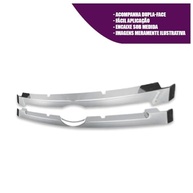Apliques Cromados para Friso da Grade Dianteira - Ford Ka 2008 a 2011 - imagem 4
