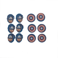 Apliques Vingadores Capitão América: Decore Sua Festa! - imagem 1