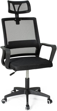 Cadeira de Escritório Executiva com Altura Regulável, Encosto Ergonômico e Apoio de Cabeça - imagem 2